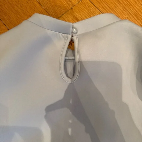 Blaque Label revolve  Powder Blue Scuba Bell Sleeve Top - Picture 10 of 13